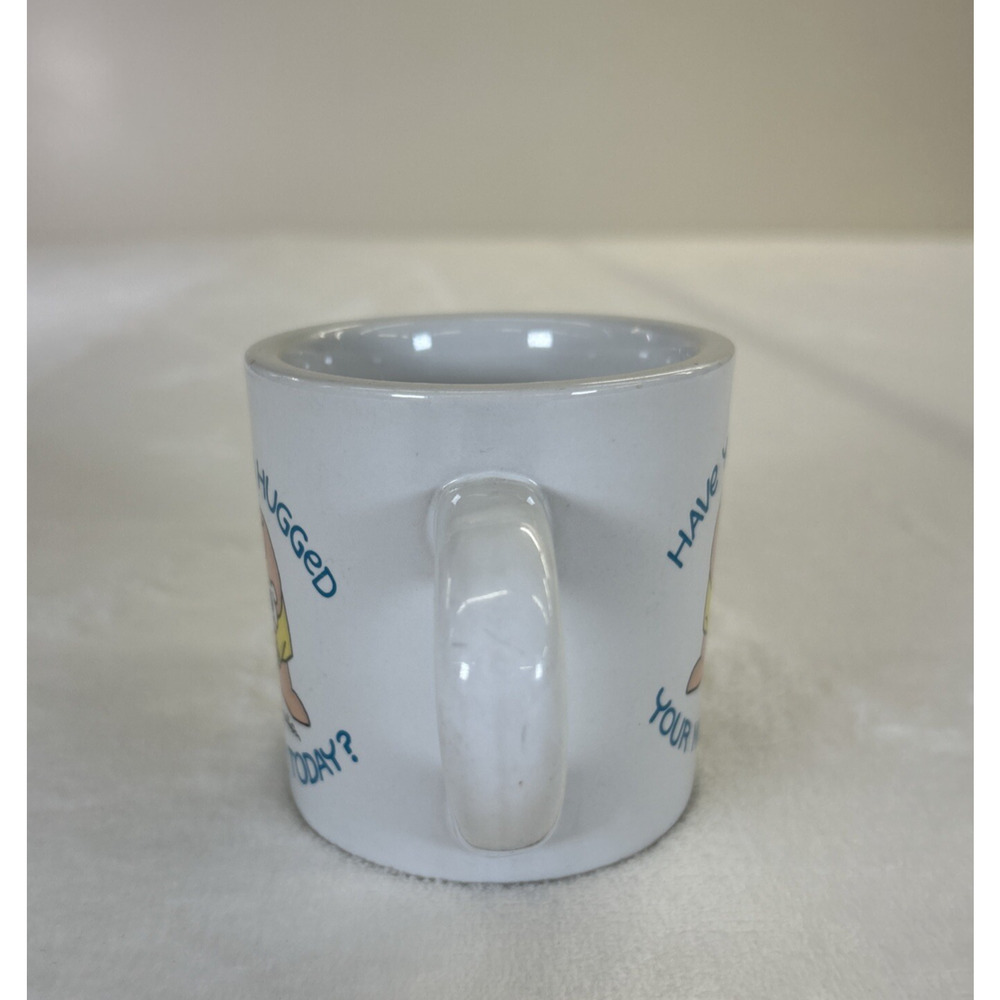 Vintage Ziggy Have You Hugged Your Mom Today Coffee Mug Benefits Charity - Picture 2 of 9